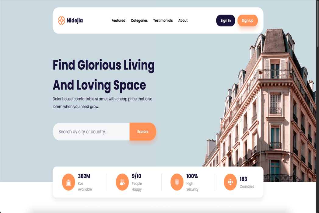 Hasil karya RENTHOUSE di BuildWithAngga